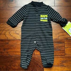 Circo Black and White Footies One Piece